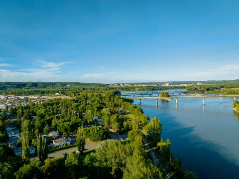 Prince george and the river
